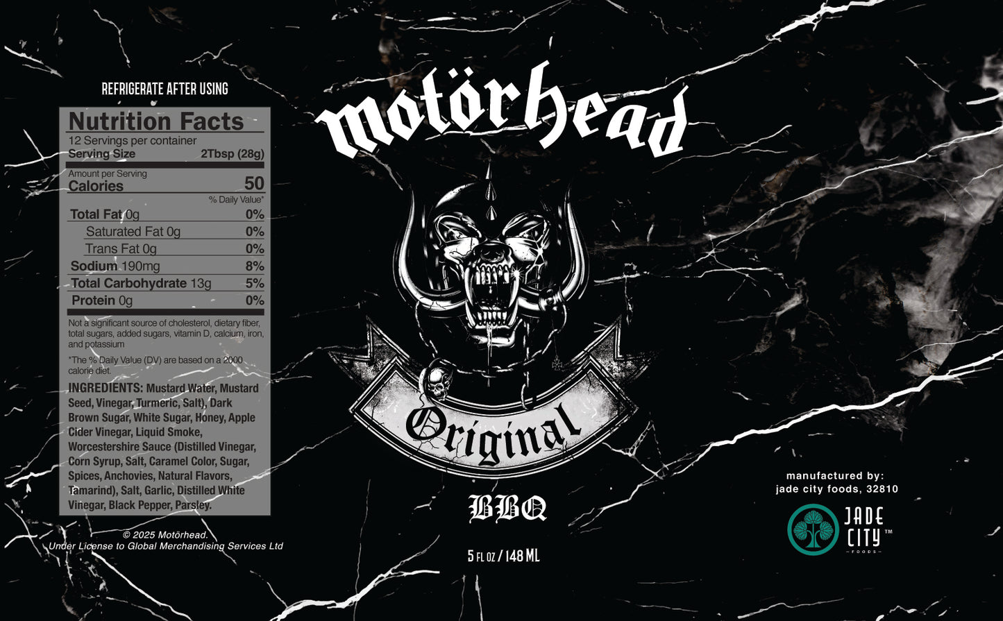 Motörhead BBQ Sauce 3-Pack