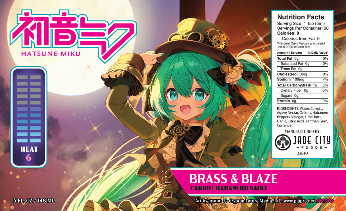 Hatsune Miku Brass & Blaze : Carrot Habanero Sauce