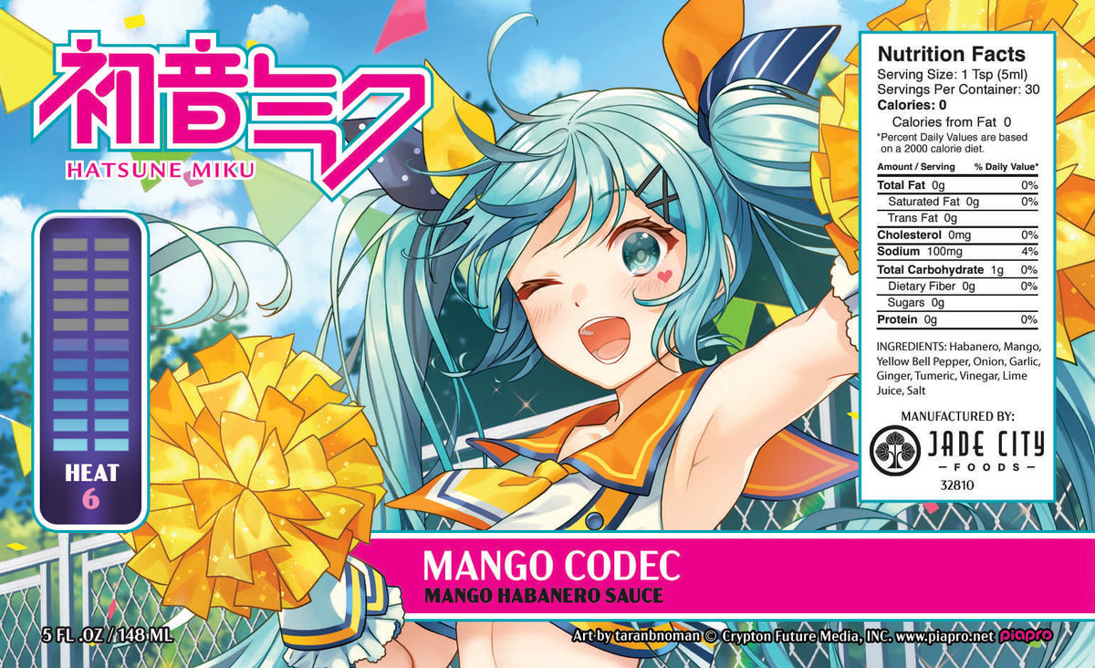 Hatsune Miku Mango Codec : Mango Habanero Sauce