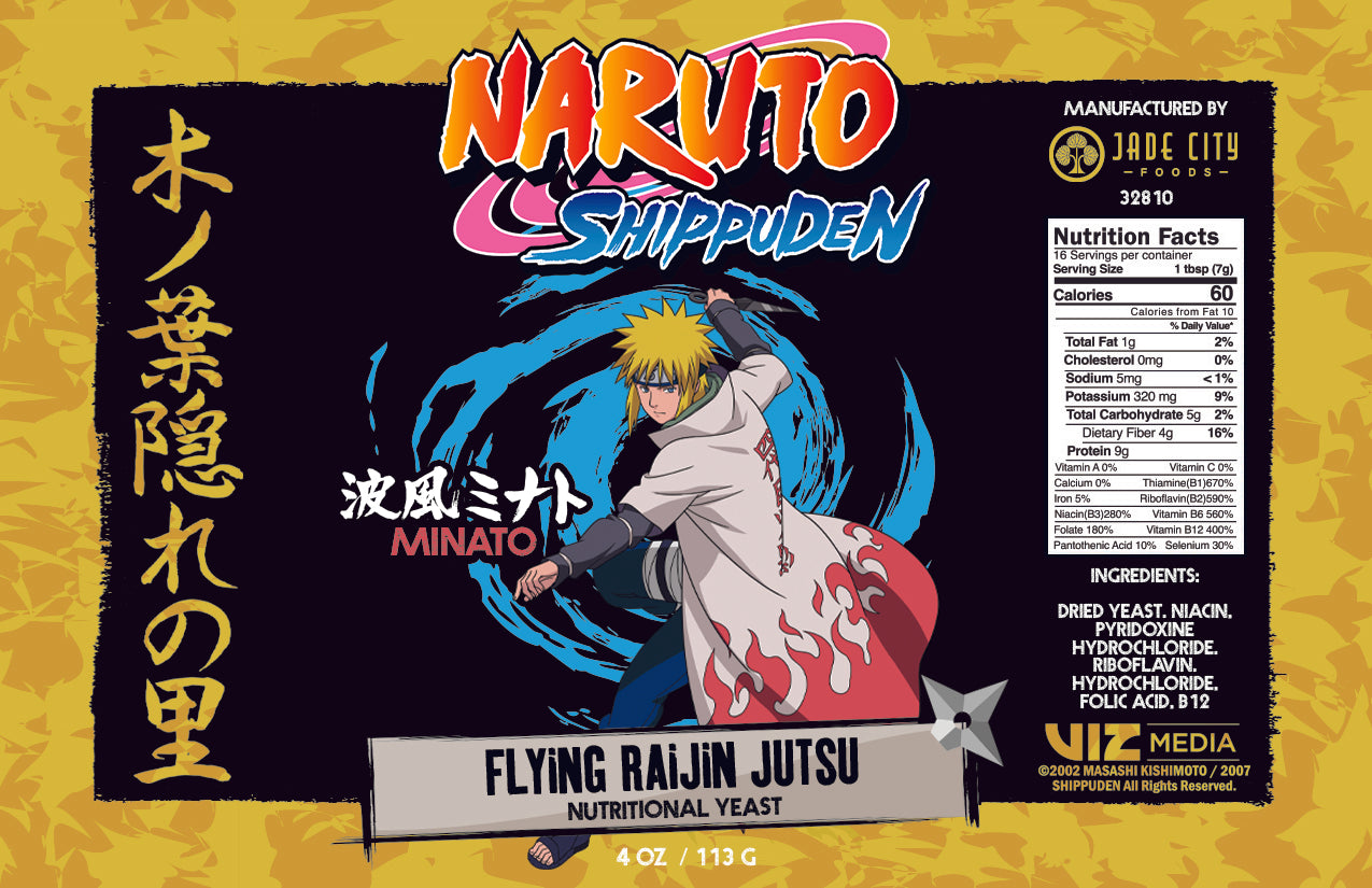 Minato's Flying Raijin Jutsu : Nutritional Yeast