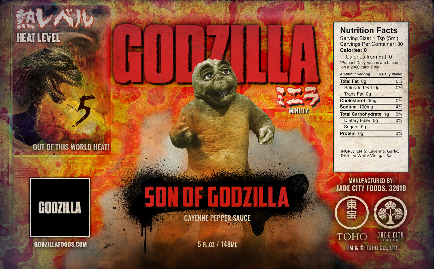 Godzilla Hot Sauce 5-Pack : Series 3