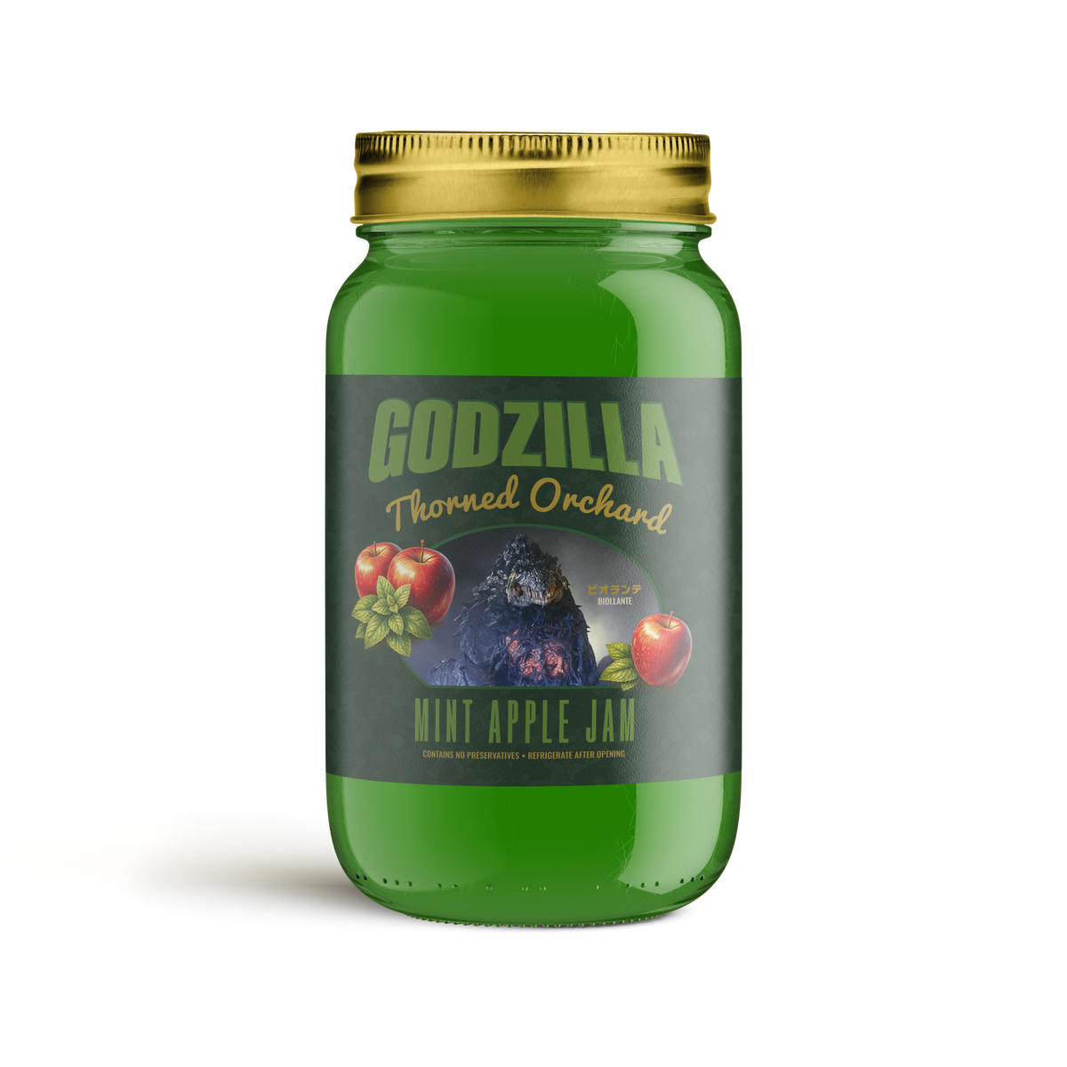 Godzilla Biollante's Thorned Orchard : Mint Apple Jam