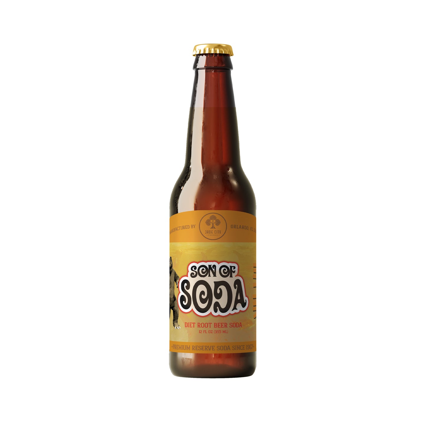 Minilla's Son Of Soda : Diet Root Beer Soda
