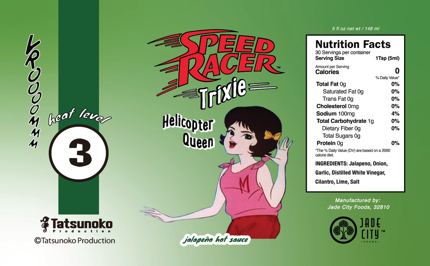 Speed Racer Hot Sauce 5-Pack