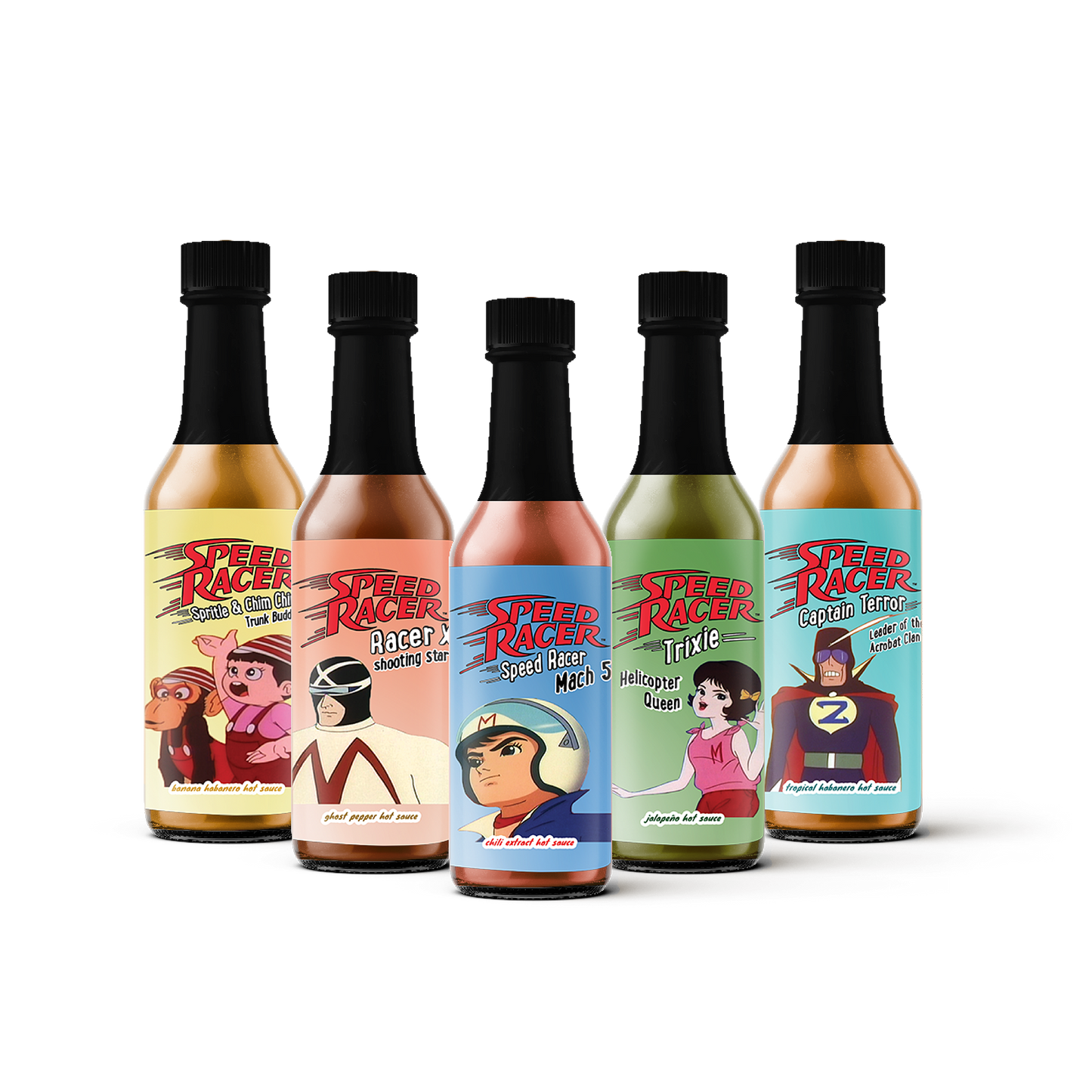 Speed Racer Hot Sauce 5-Pack