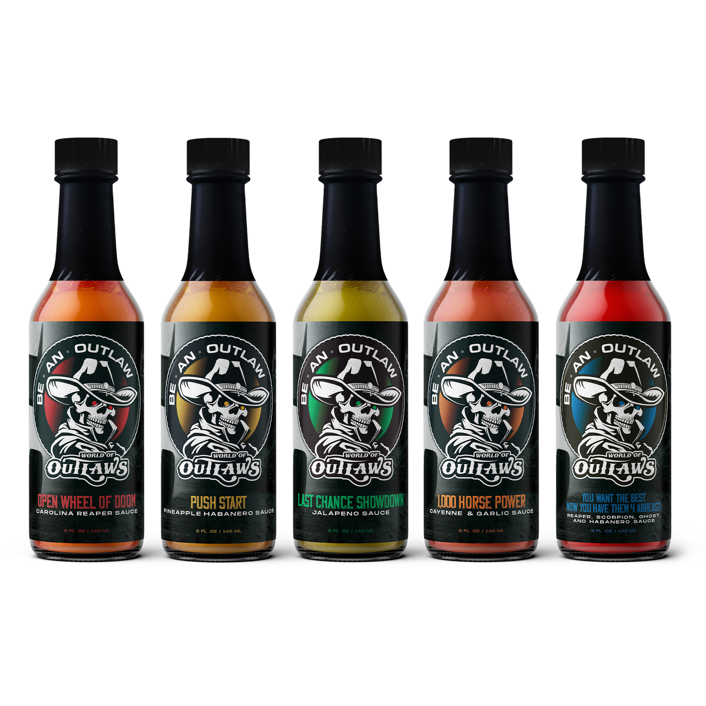 World Of Outlaws® Hot Sauce 5-Pack
