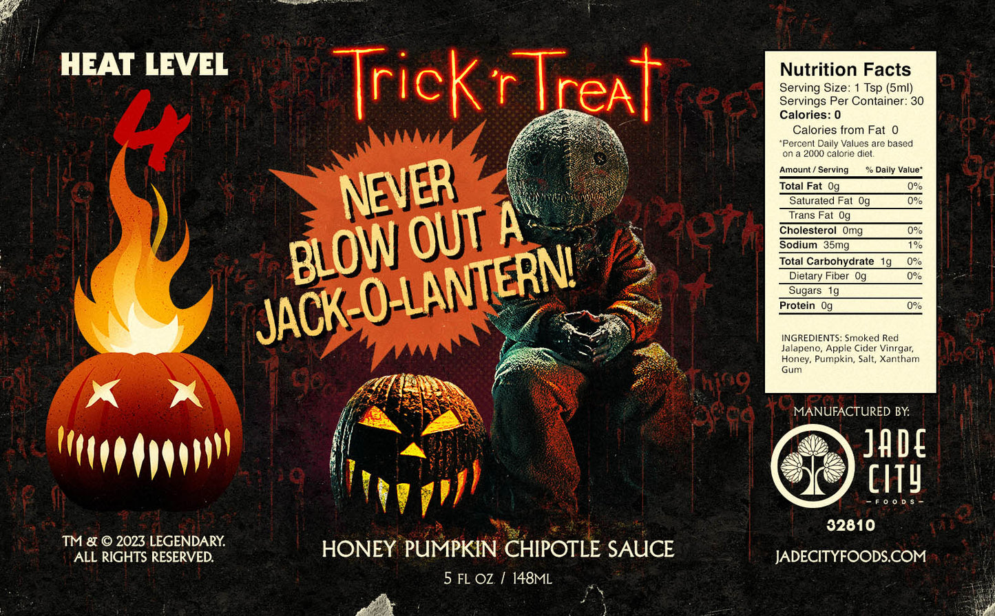 Never Blow Out A Jack-O-Lantern! : Honey Pumpkin Chipotle Sauce