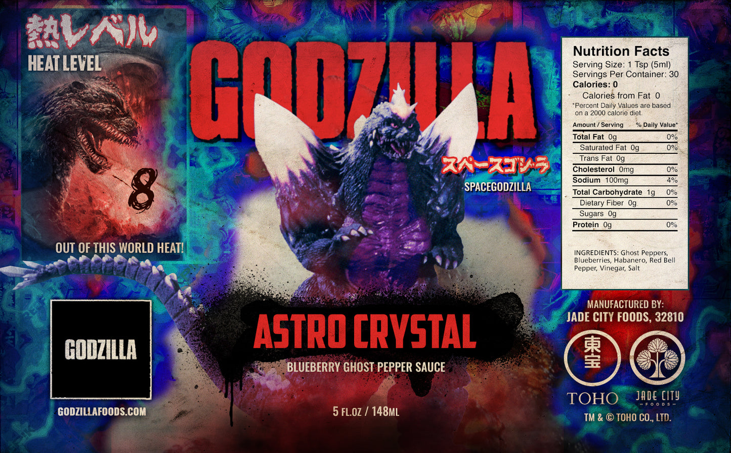 SpaceGodzilla's Astro Crystal: Blueberry Ghost Pepper Sauce
