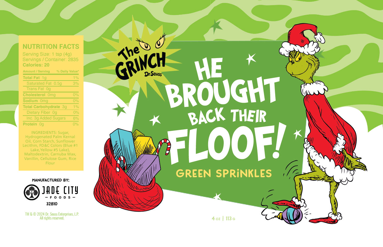 Grinch Sprinkles 3-Pack