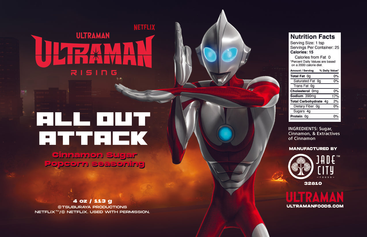 Ultraman Rising Popcorn Seasoning 3-Pack