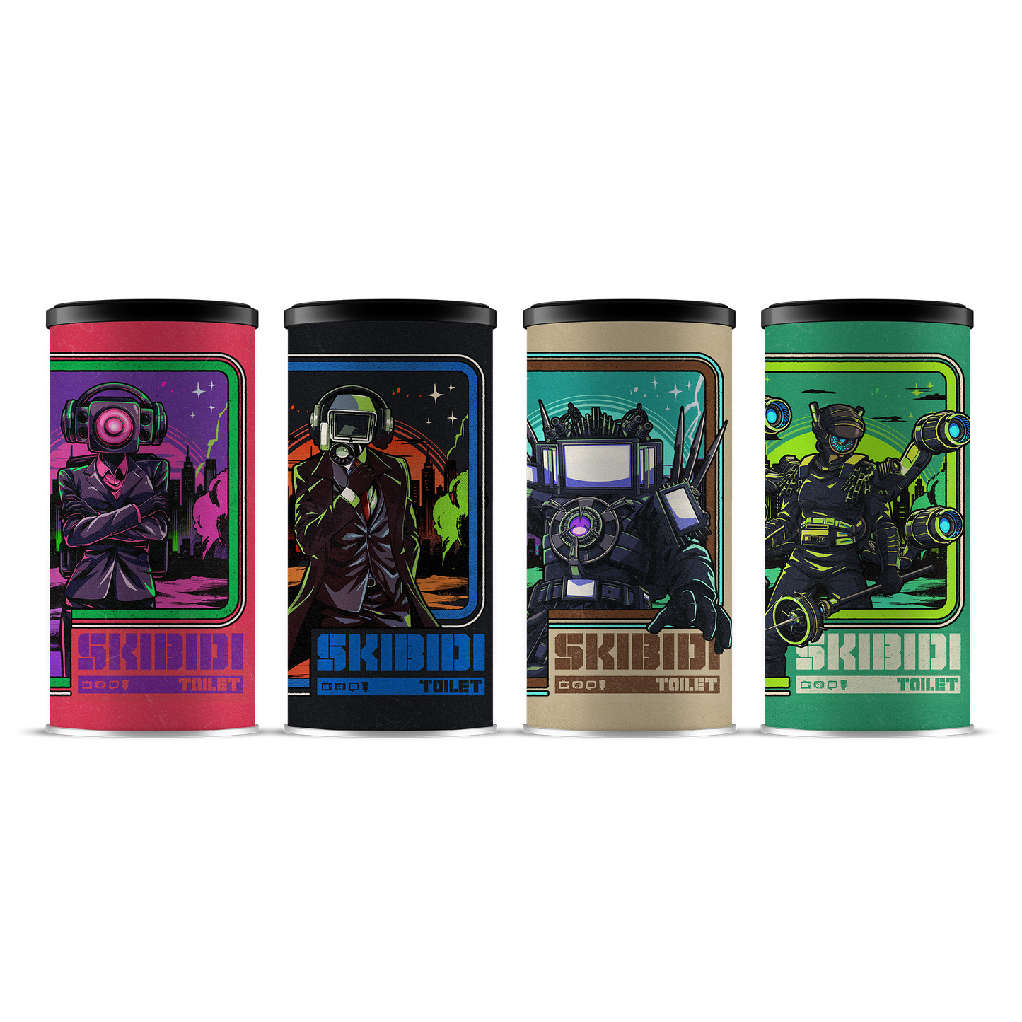 Skibidi Toilet Cocoa 4-Pack