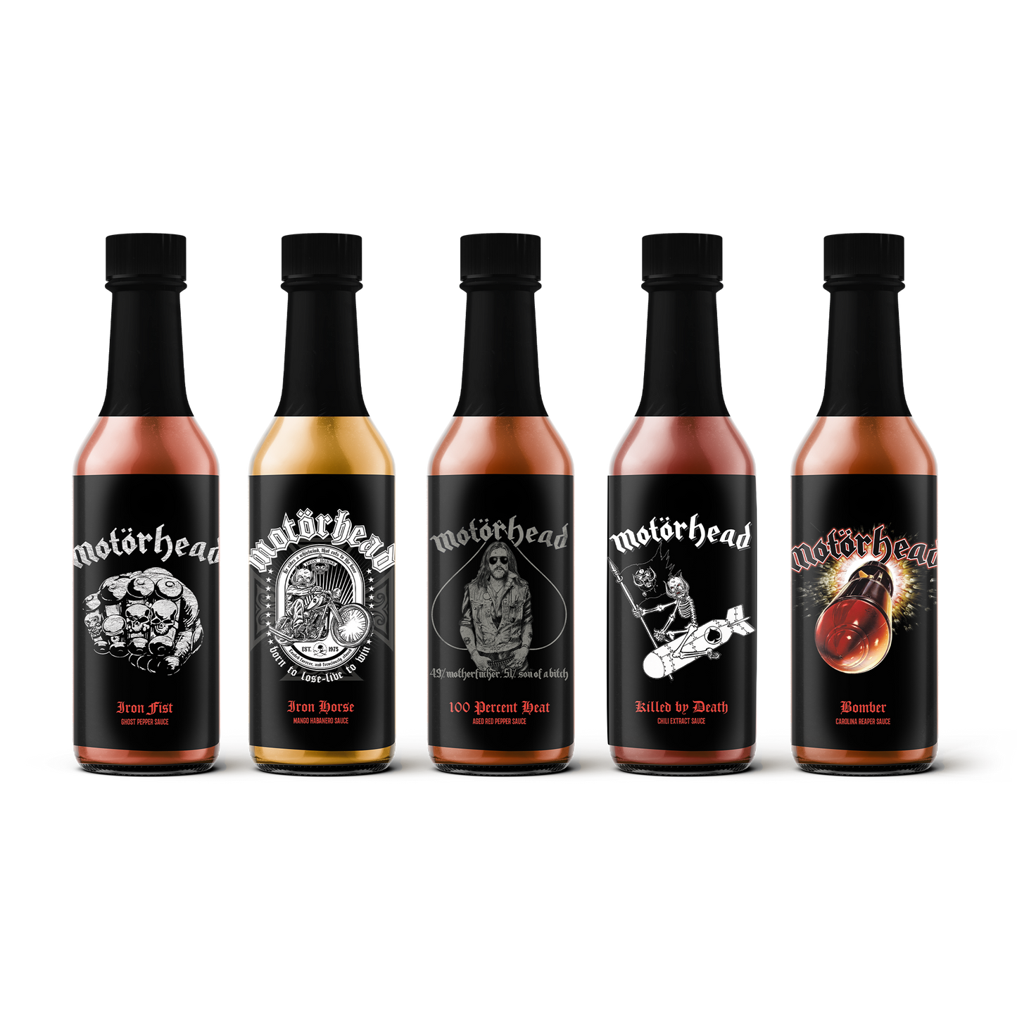 Motörhead Hot Sauce 5-Pack