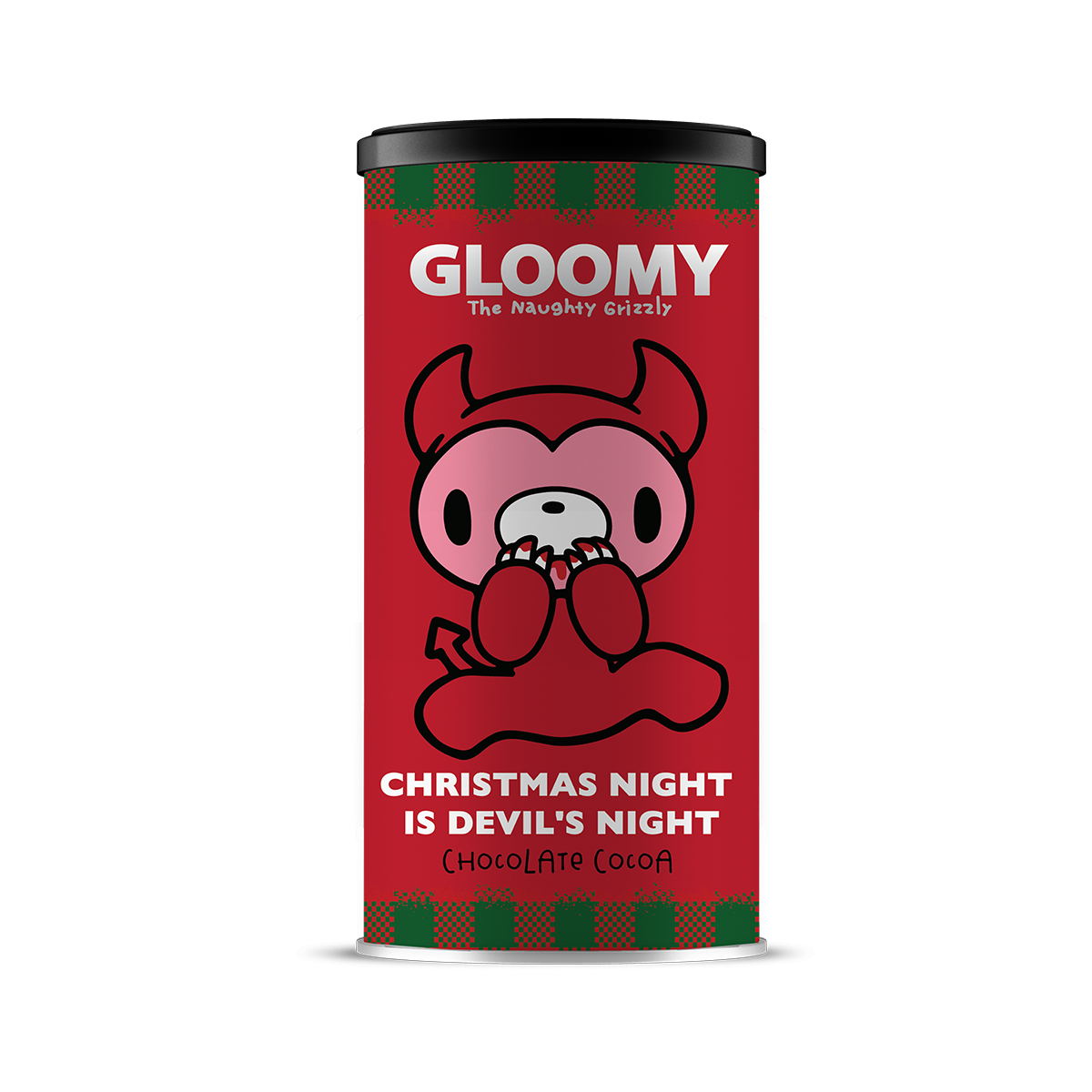 Gloomy The Naughty Grizzly Christmas Night Is Devil's Night : Chocolate Cocoa