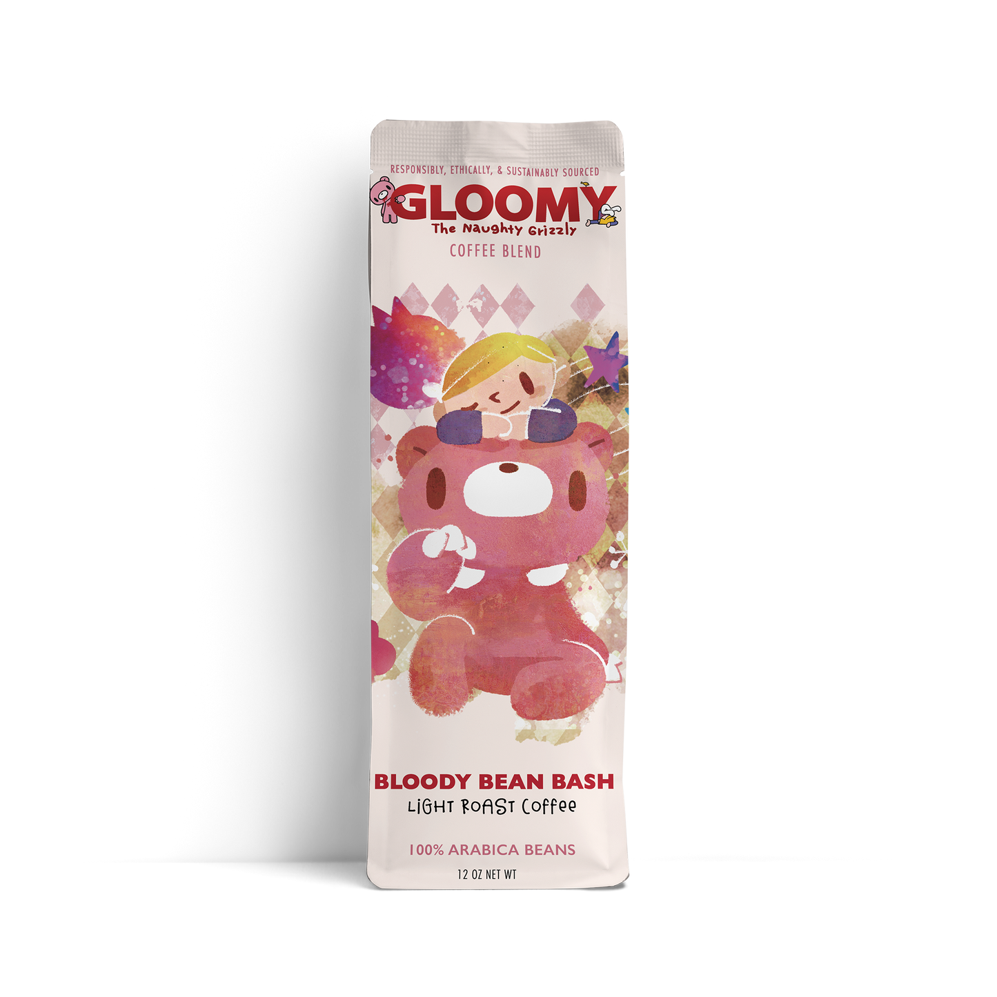Gloomy the Naughty Grizzly Coffee 3-Pack