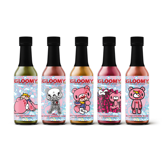 Gloomy the Naughty Grizzly Hot Sauce 5-Pack