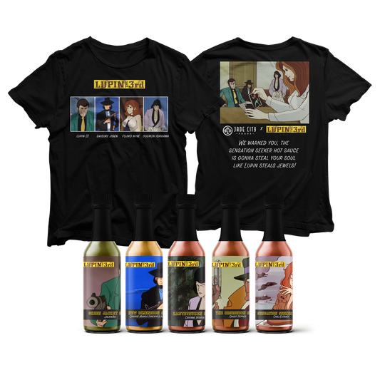 LUPIN THE 3rd Tee Hot Sauce Combo