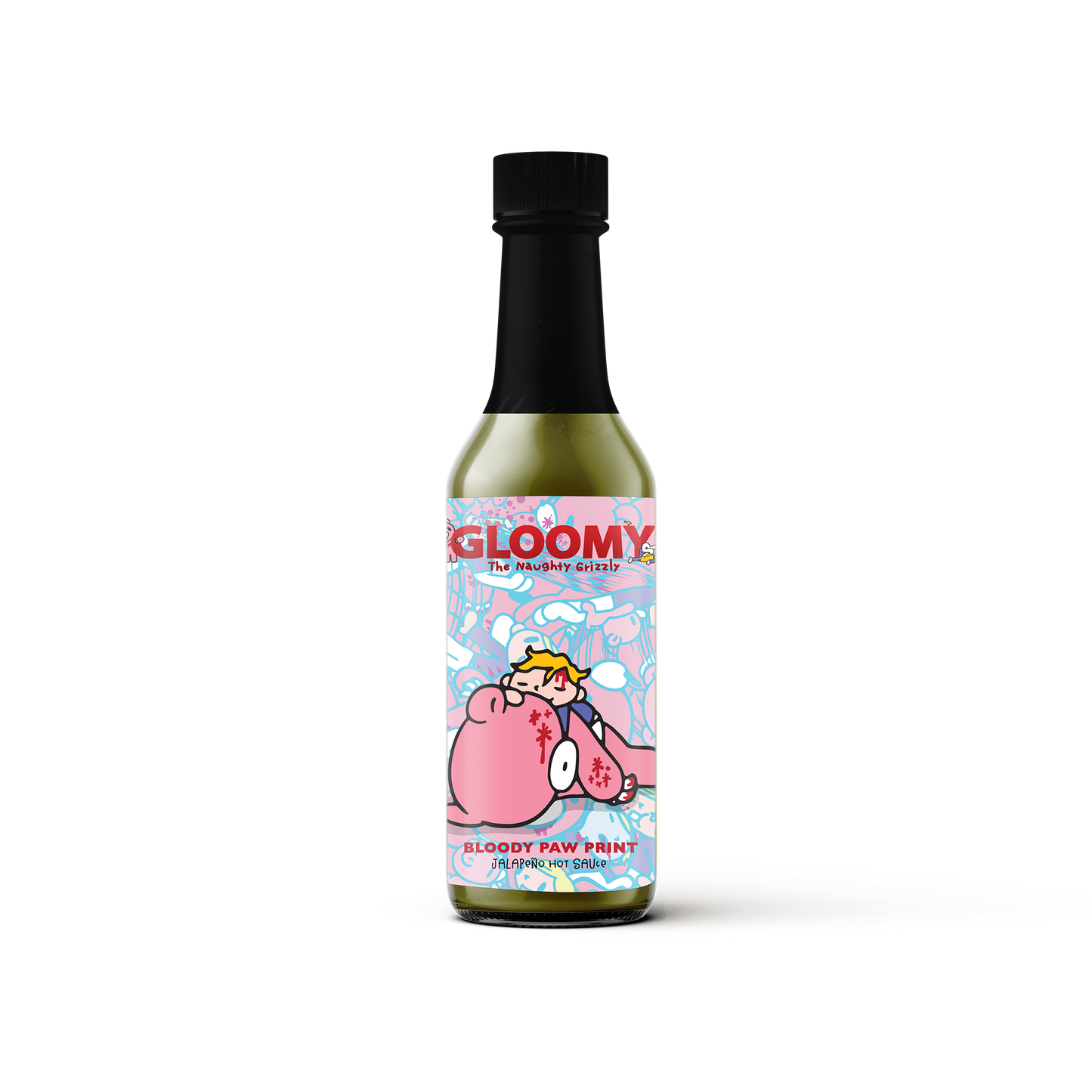 Gloomy the Naughty Grizzly Hot Sauce 5-Pack