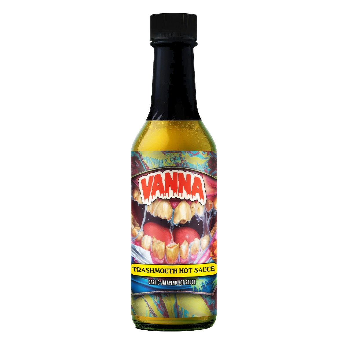 Vanna Trashmouth : Garlic Jalapeño Hot Sauce