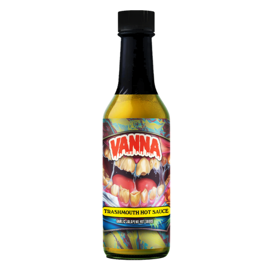Vanna Trashmouth : Garlic Jalapeño Hot Sauce