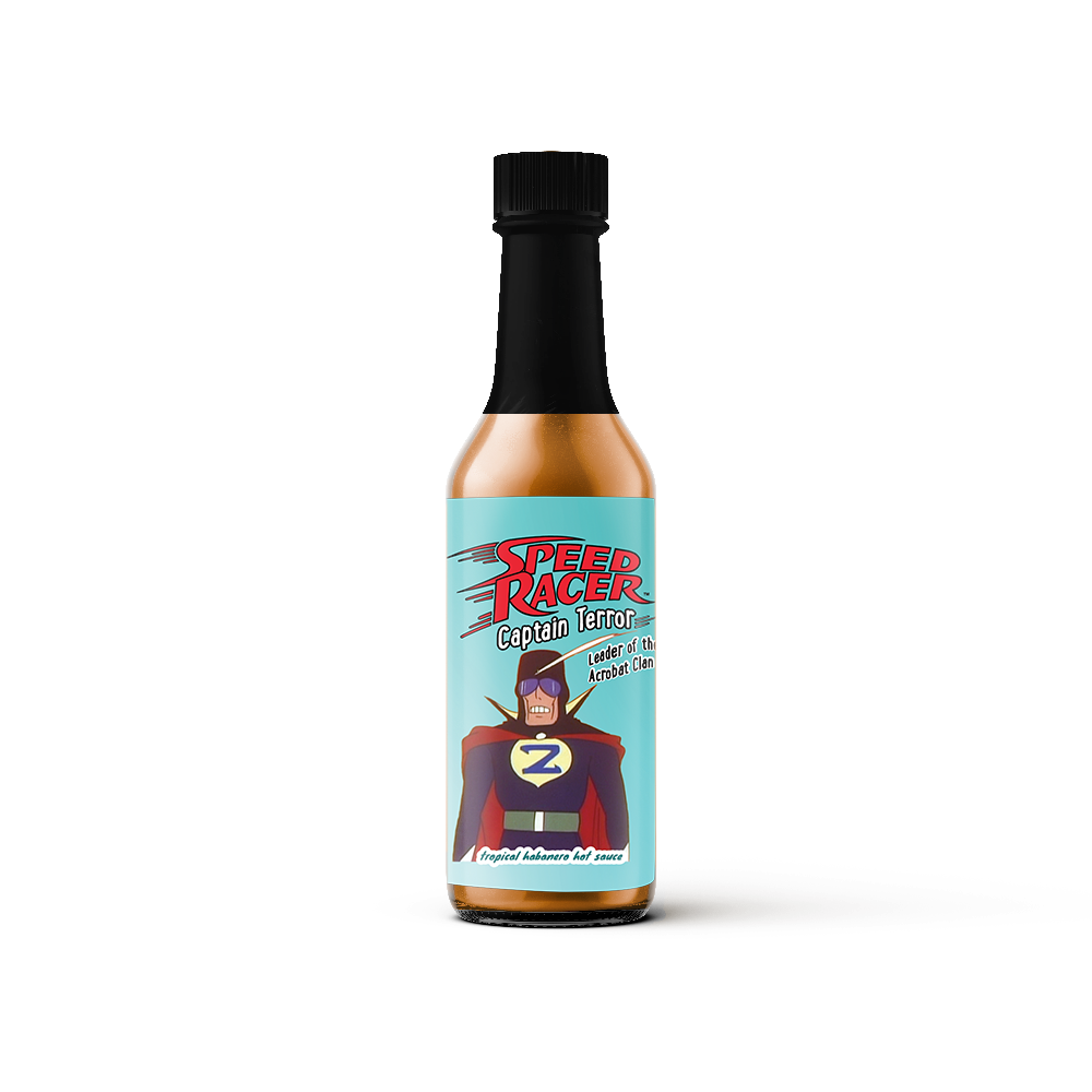 Captain Terror's Leader of the Acrobat Clan : Tropical Habanero Hot Sauce