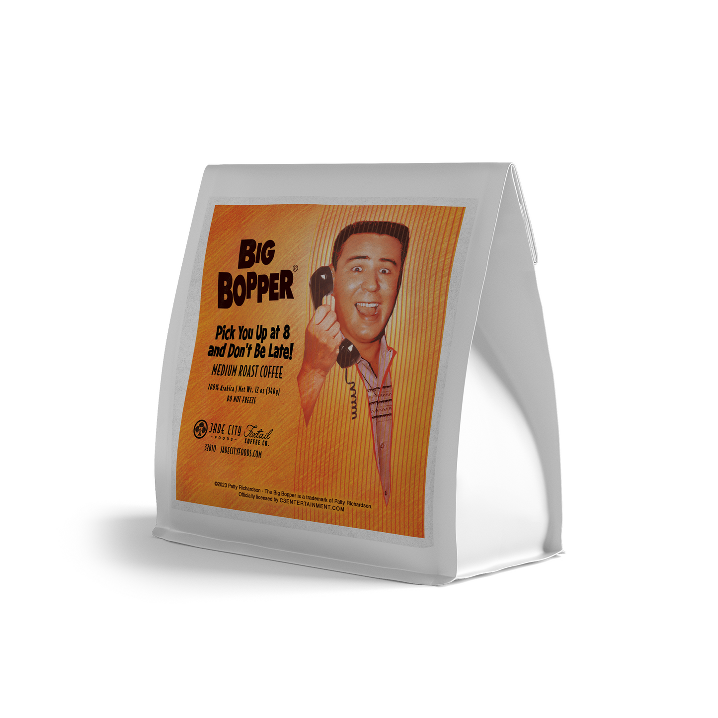 Big Bopper's Pick You Up At 8 And Don't Be Late! : Medium Roast Coffee