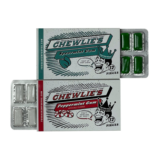 Chewlie's Peppermint and Spearmint 2-Pack of Gum