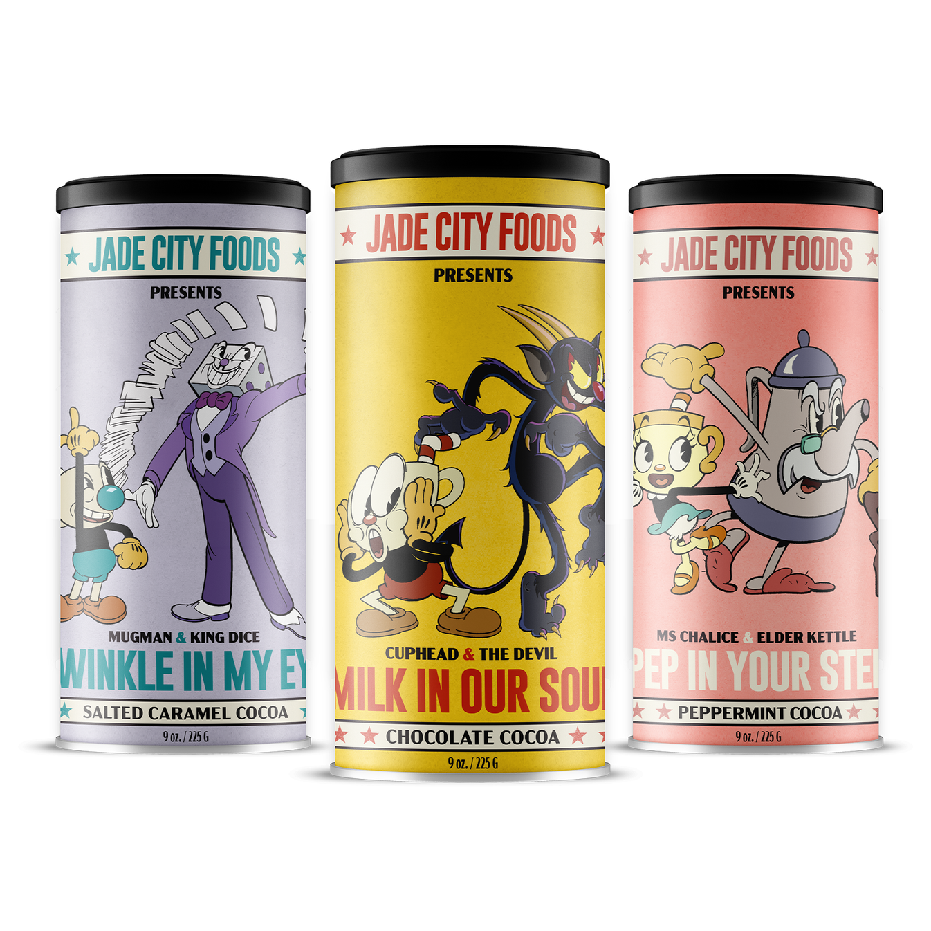 The Cuphead Show! Cocoa 3Pack Jade City Foods