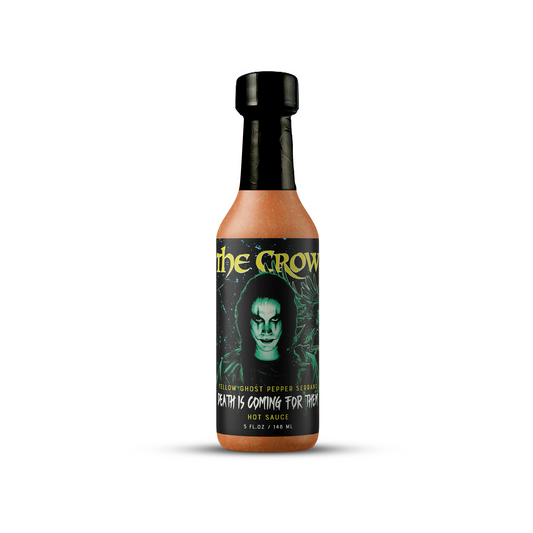 THE CROW™ Death Is Coming For Them: Yellow Ghost Pepper Serrano Sauce