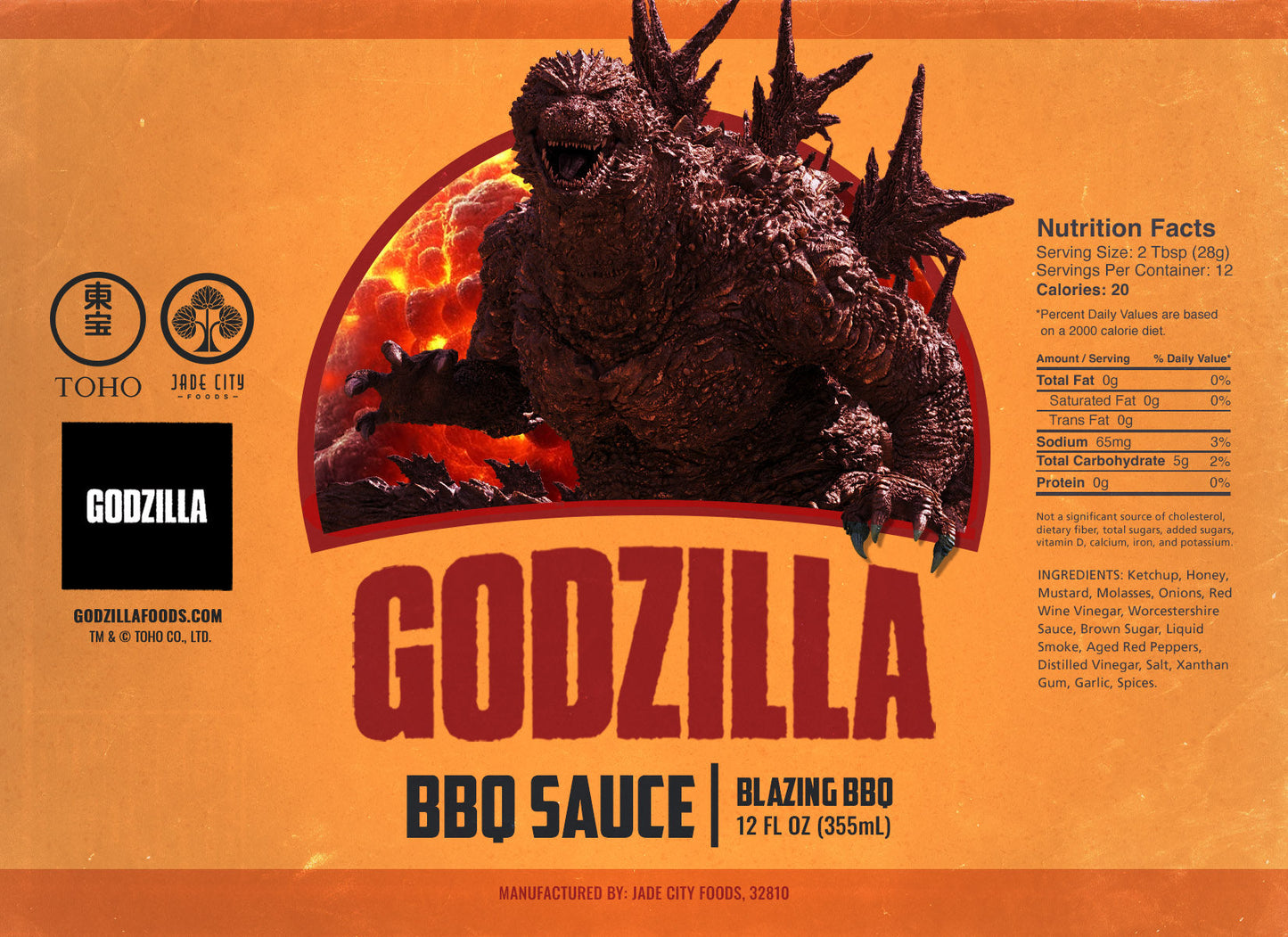 Godzilla's Blazing BBQ Sauce