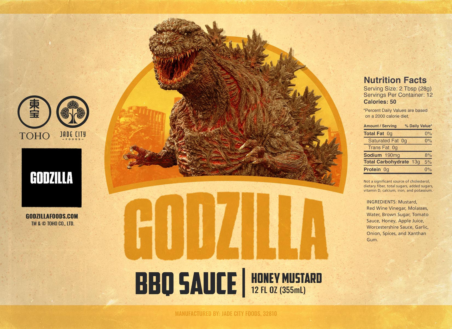 Godzilla's Honey Mustard BBQ Sauce