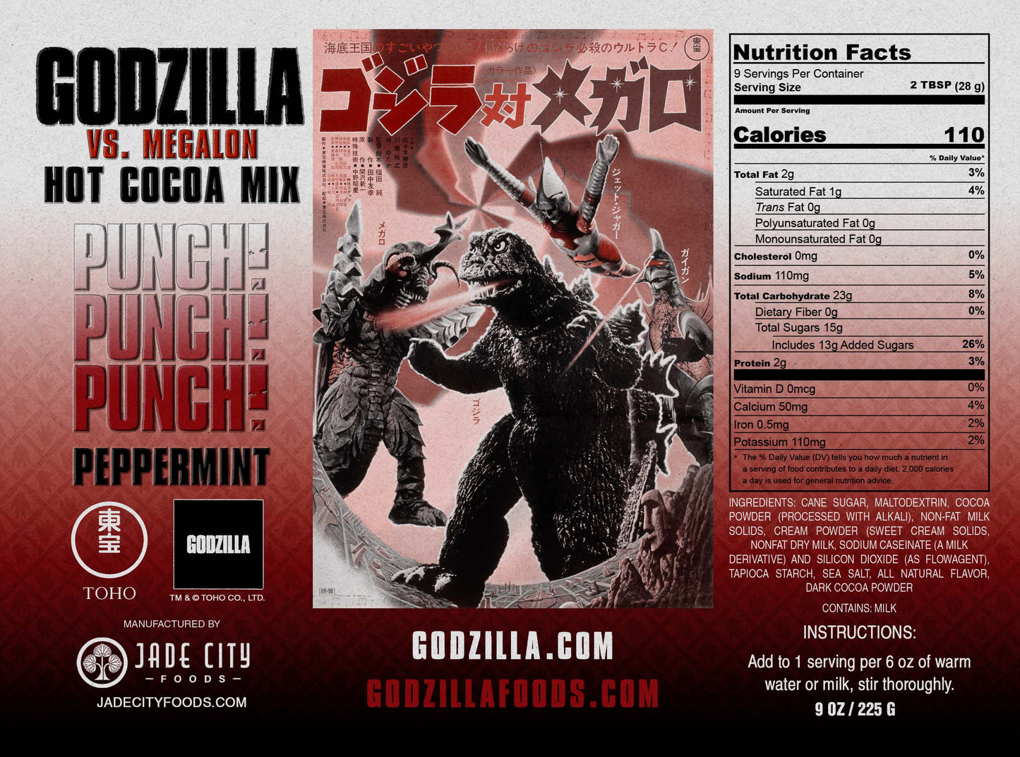 Godzilla vs. Megalon's Punch! Punch! Punch! Cocoa : Peppermint