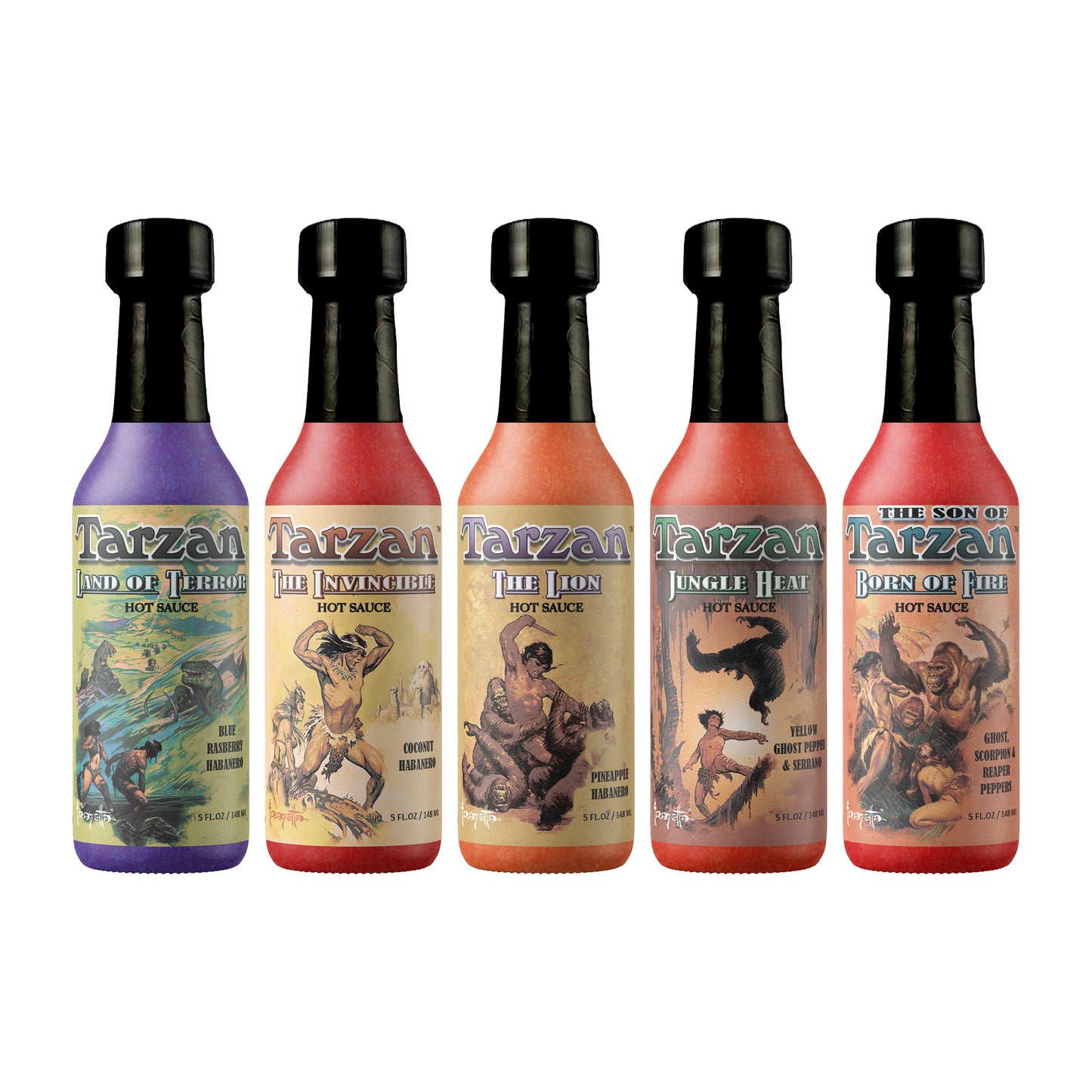 Tarzan Hot Sauce 5-Pack