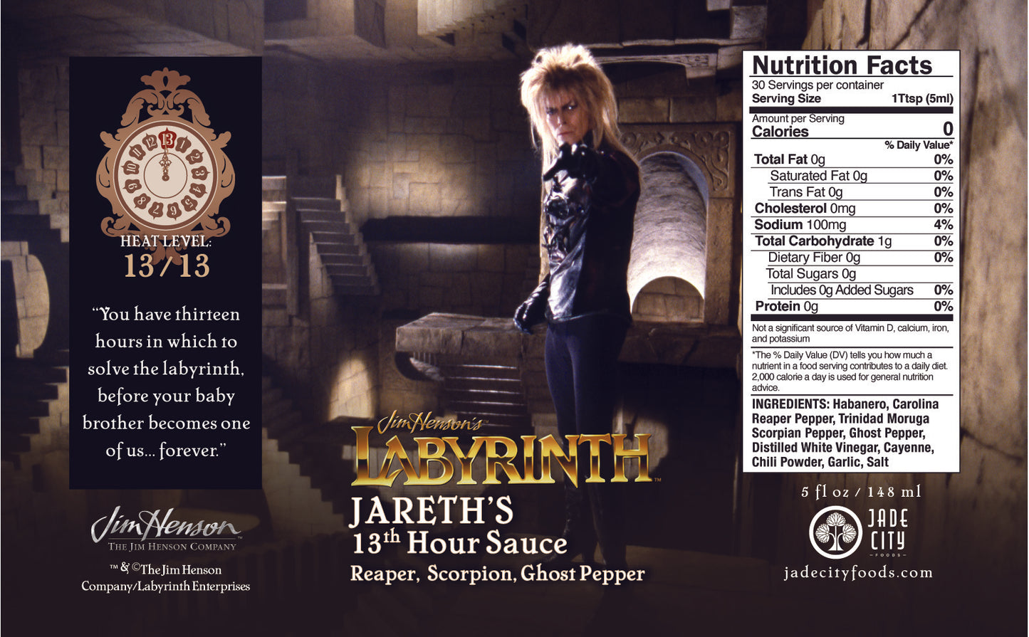 Jareth's 13th Hour Sauce : Reaper, Scorpion, Ghost Pepper
