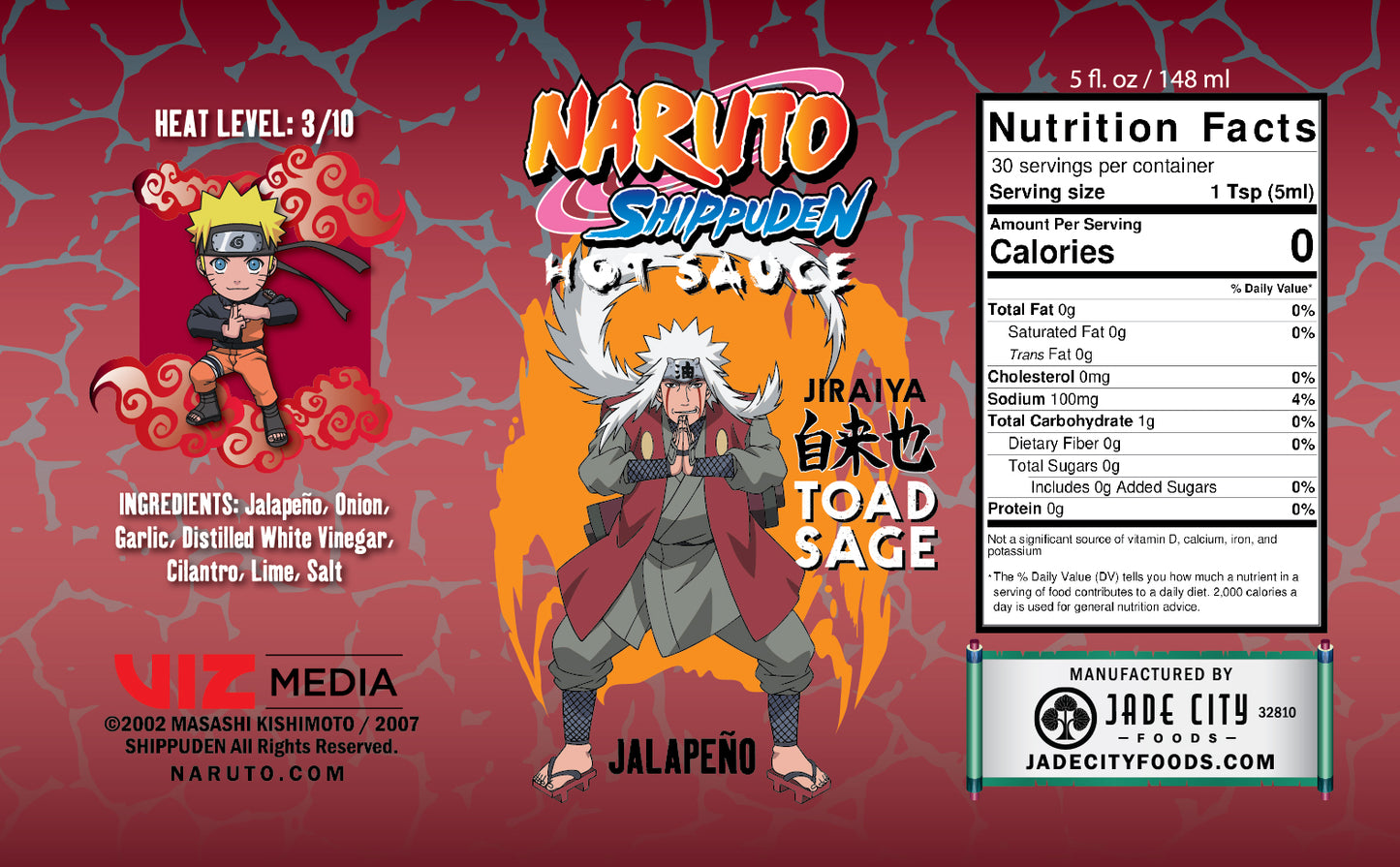 Naruto Hot Sauce 5-Pack : Series 1