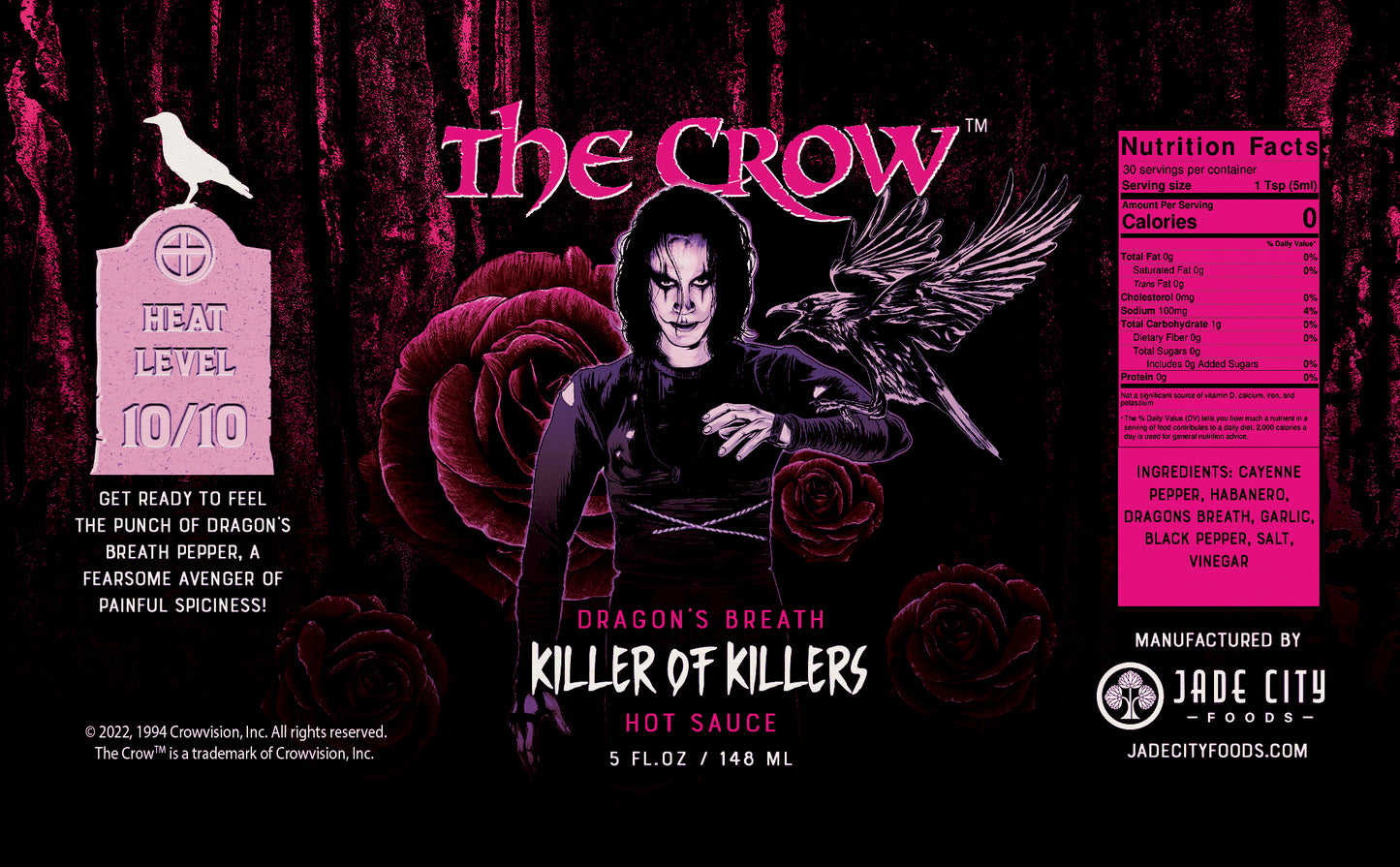 THE CROW™ Series 1 Hot Sauce 5-Pack