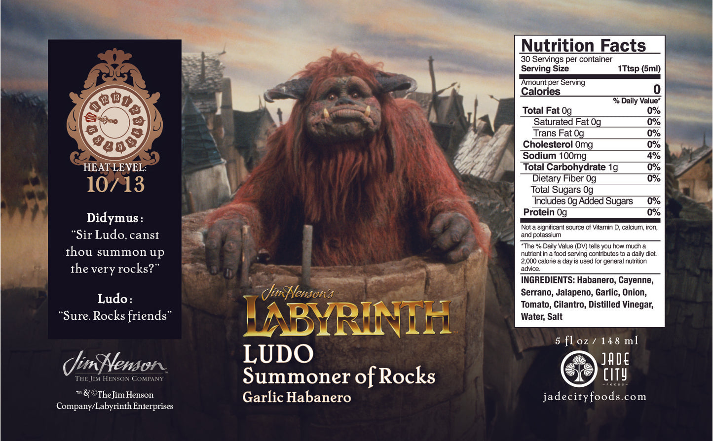 Ludo Summoner of Rocks : Garlic Habanero Sauce