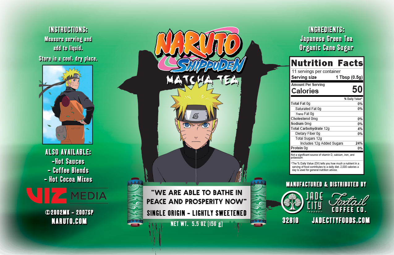 Naruto: Bathe in Peace Matcha Tea