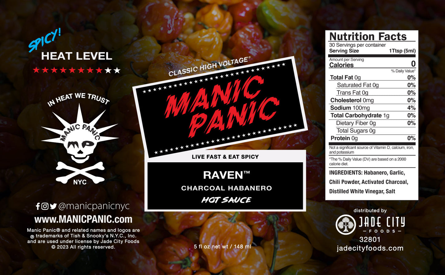 Raven : Charcoal Habanero Sauce