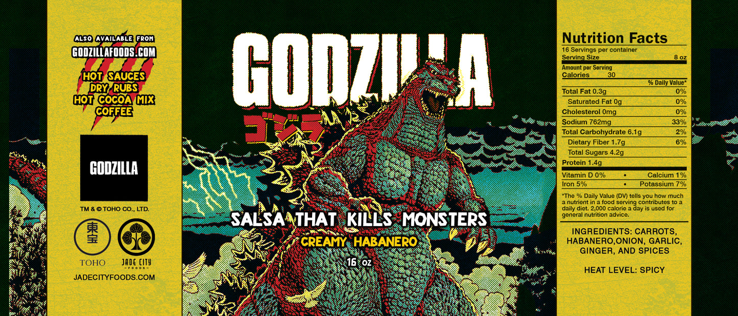 Godzilla's Salsa That Kills Monsters : Creamy Habanero Salsa